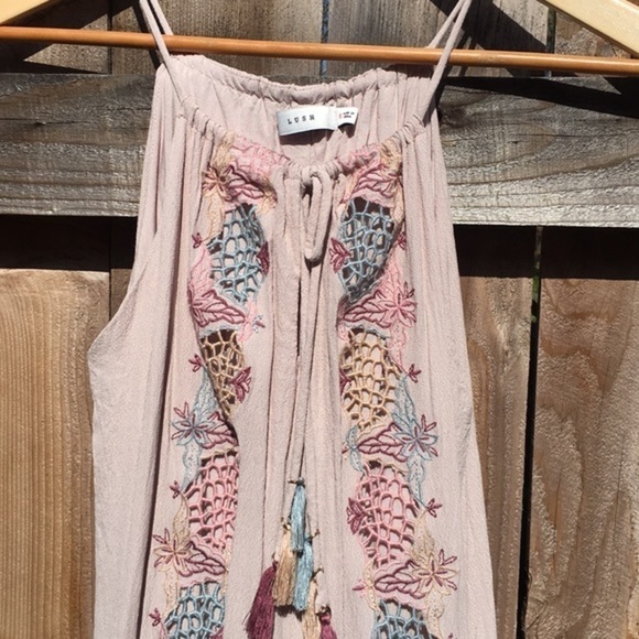 Lush Shift Sun Dress Size Small - Picture 3 of 4